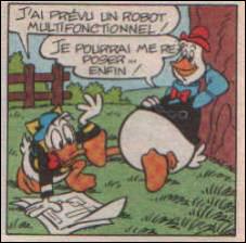 Qui est ce cousin de Donald qui aide Grand-mère Donald à la ferme ?