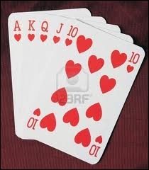 Valet dame roi au poker