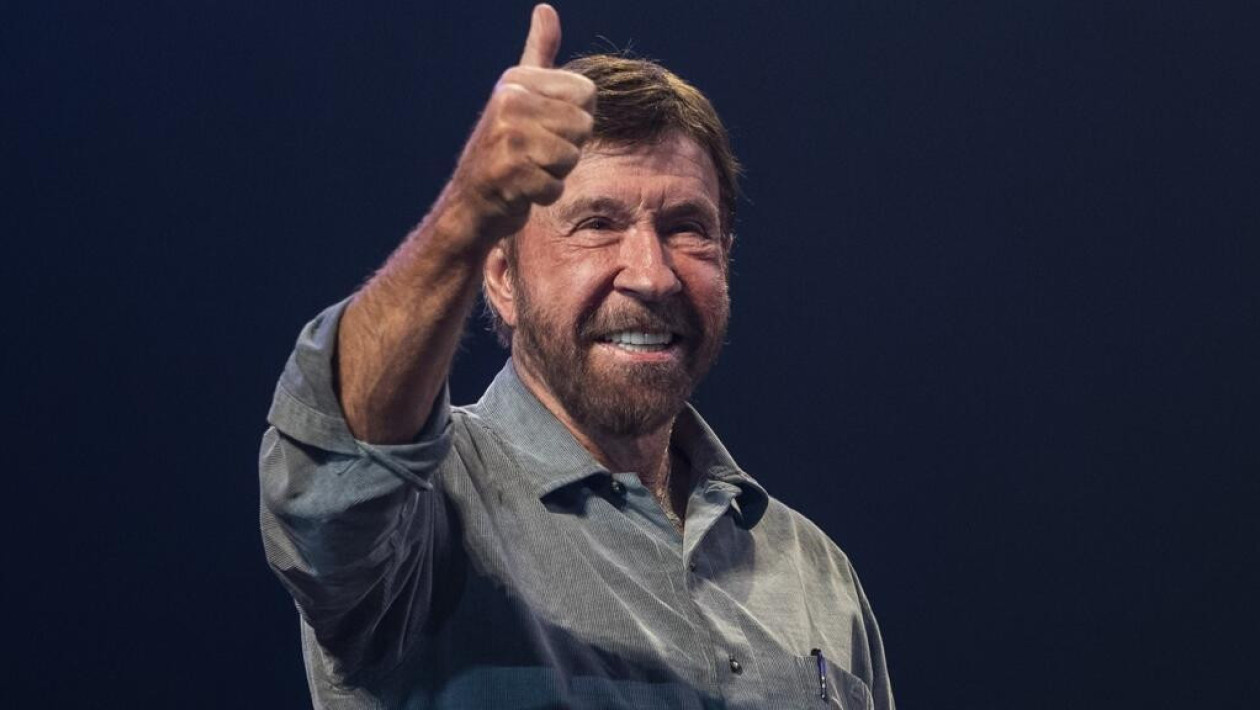 Hommage � Chuck Norris, acteur culte de films d�action
