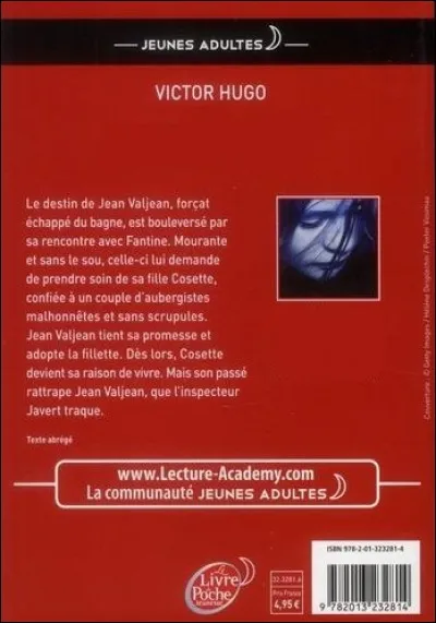 Répondez par vrai ou faux.
Ce livre s'appelle "Les Pauvres".