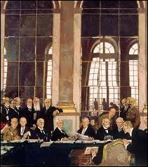 En quelle année a eu lieu le traité de paix appelé "traité de Versailles" qui mit fin à la Première Guerre mondiale ?