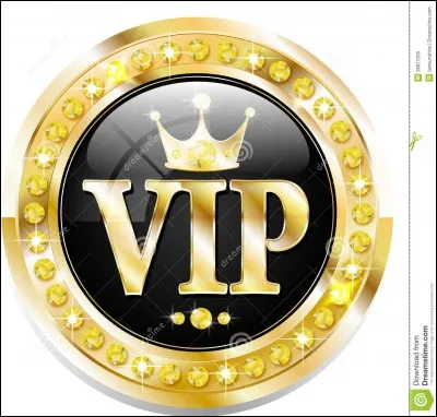 Il y a trois sortes de VIP ! Lesquelles?