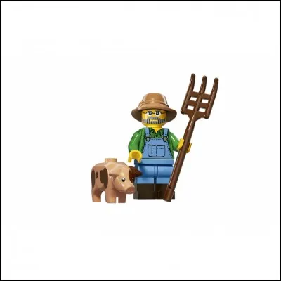 Que possède le fermier dans sa bouteille verte ?