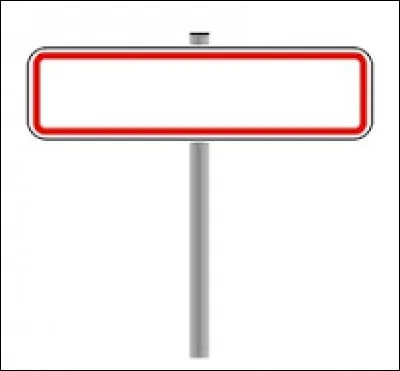 Que veut dire ce panneau ?