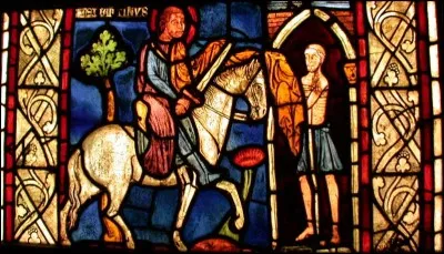 Un évènement majeur de la tradition chrétienne se serait produit à Amiens ou dans ses environs ; duquel s'agit-il ?