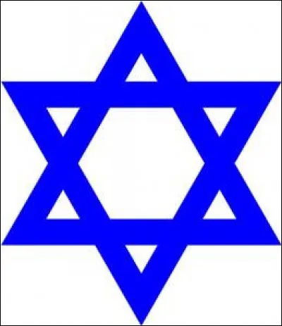 Ce signe religieux est l'étoile de David, elle appartient au :