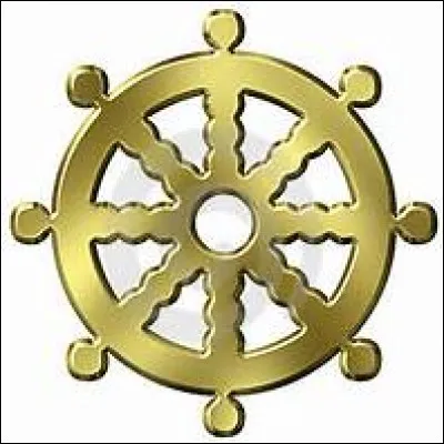 Vous l'avez peut-être reconnu, c'est la roue de Dharma.
Elle appartient au :