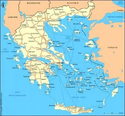 Gographie : Laquelle de ces les n'est pas grecque ?