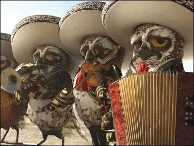 Quel animal compose le petit groupe de chanteurs mexicains ?