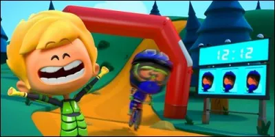 Comment se prénomme le garçon dans "Bande de sportifs !" ?