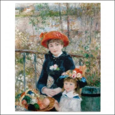 Qui a peint cette toile intitulée "Sur la terrasse ?