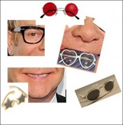 Quel est ce chanteur, pianiste, aux 20 000 paires de lunettes ?