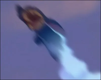 Comment Stitch fait-il pour se propulser jusqu'au vaisseau de Gantu à la fin du film ?