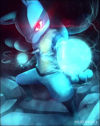 Ce Pokemon est Lucario.