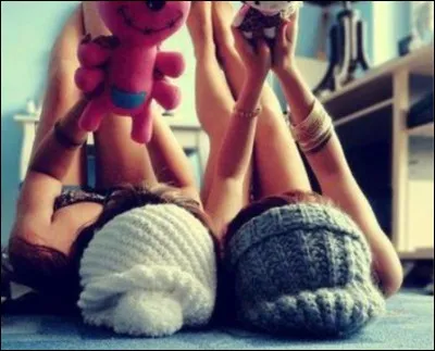 Tu invites une copine &agrave; dormir :