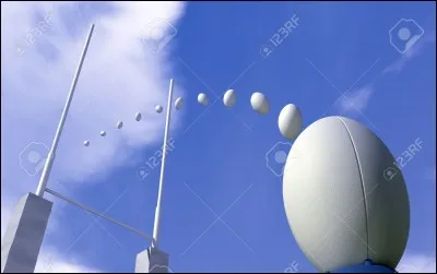Parmi les fonctions suivantes, laquelle peut représenter la trajectoire d'un ballon de rugby?