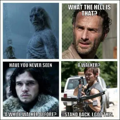 Quelles célèbres séries télévisées sont citées ou suggérées dans la photo ?