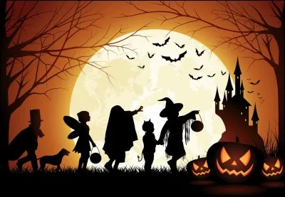 Tu as reconnu cette fête ! Les enfants (et les adultes) se déguisent, vont sonner aux portes et réclament des friandises en criant "Des bonbons ou un sort !". Écris son nom en prenant les initiales de 9 bonnes réponses.