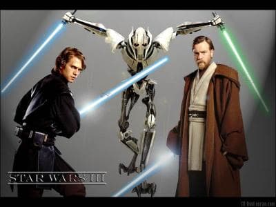 Qui est le personnage au centre de la photo, entre Anakin et Obi Wan Kenobi ?