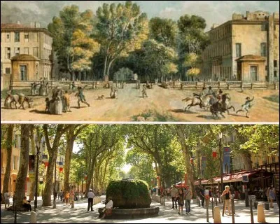 Dans quelle ville provençale peut-on flâner à l'ombre des platanes et se rafraîchir aux magnifiques fontaines du cours Mirabeau ?