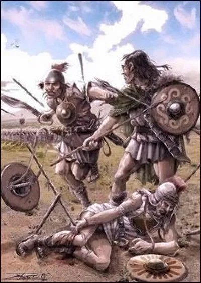 Pendant la deuxième guerre punique, furent recrutés pour la première fois des mercenaires incorporant l'armée romaine. Qui sont-ils ?