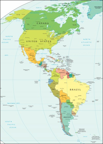Dans quelle partie de l'Amérique se situe le Guyana ?