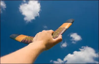 Comment on appelle-t-on un boomerang qui ne revient pas ?