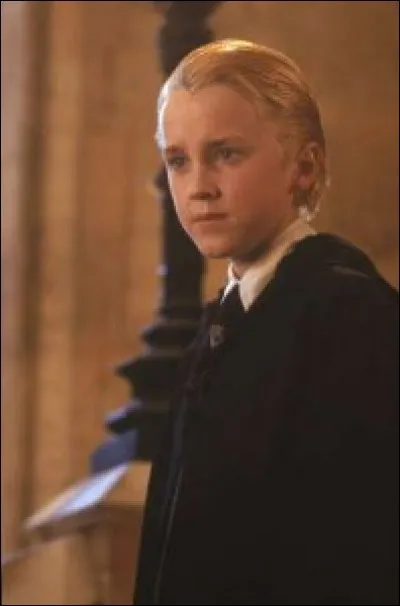 Je suis un élève de Serpentard. Mes acolytes sont Crabbe et Goyle. Qui suis-je ?