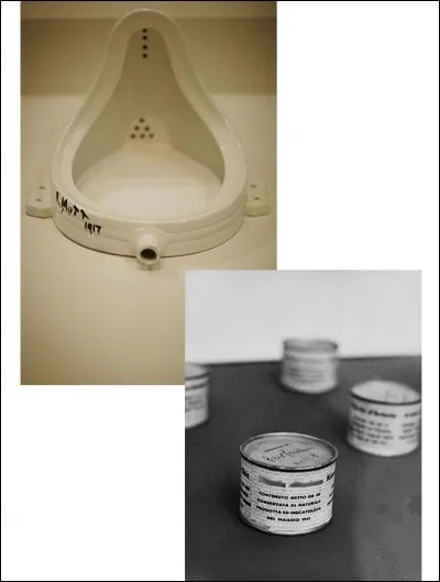 Si "La Fontaine" de Duchamp (1917) est très connue, que contiennent donc ces boîtes de Peiro Manzoni en 1961 ?