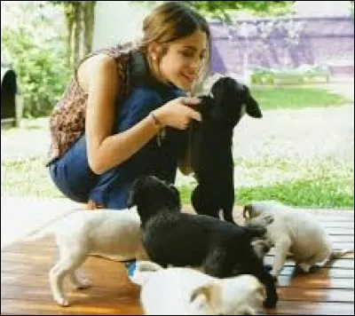 Comment a-t-elle appelé un de ses animaux ?