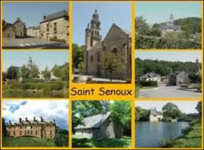 Je vous envoie une carte postale de Saint-Sernoux. Je me trouvais en Bretagne, dans le d&eacute;partement ...