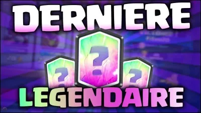 Quelle est la carte légendaire qui coûte le moins d'élixirs ?