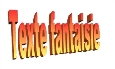 Je veux insérer un texte fantaisie dans mon document. Que dois-je faire ?
