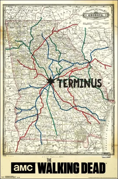 Durant quelle année la fin du chemin de fer de l'Ouest et de l'Atlantique a-t-il été appelé "Terminus" ?