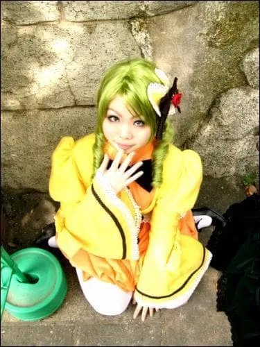 Le personnage ici cosplay est...