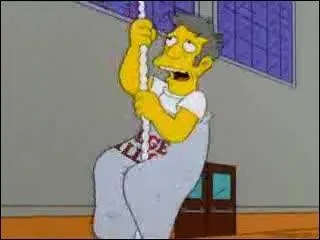 Qui oblige Skinner  monter cette corde ?