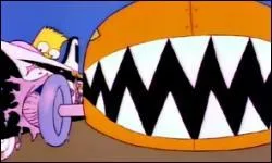 Ici , qui conduit la voiture de course ,  la gauche de Bart ?