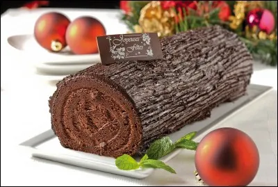 Et voici mon cadeau de Noël ! A l'oeil nu je vous demande quelle est cette bûche ?