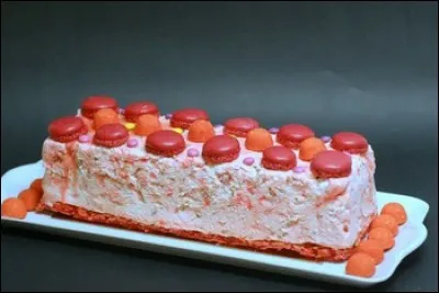 Cette bûche est destinée aux enfants, avec quoi est-elle décorée ?