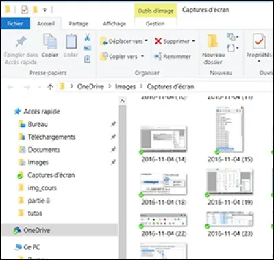 Au regard de l'explorateur de fichiers, quel dossier est ouvert ?