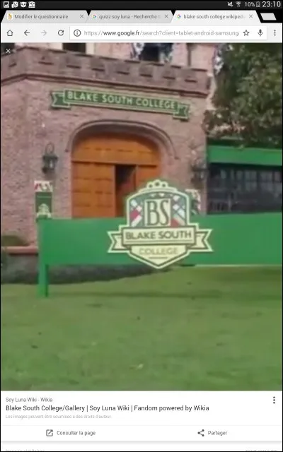 Quel est le nom du lycée de Luna ?