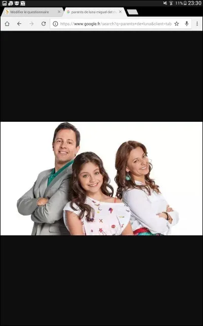 Comment s'appellent les parents de Luna ?