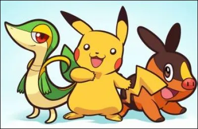 Qui sont les trois Pokémon sur cette image ?