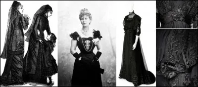 En France ou en Grande-Bretagne, jusqu'au milieu du XXe siècle, combien de temps une veuve devait-elle porter le deuil de son mari ?