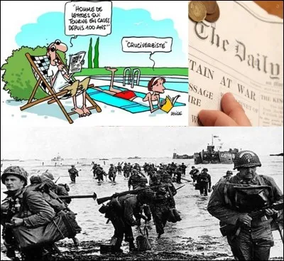 Un mois avant le débarquement en Normandie (06 juin 1944), le commandement allié eut une très mauvaise surprise. Les services de sécurité britanniques s'inquiétèrent, un événement venait de leur faire croire que certains secrets avaient été découverts par les Allemands.
Quel en est la raison ?