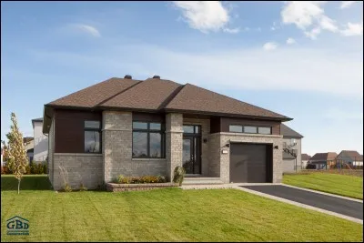 J'habite dans une « maison ».