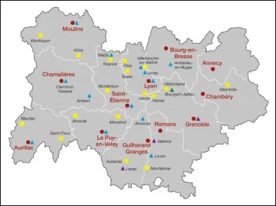 Quelle ville est le chef-lieu de la région Auvergne-Rhône-Alpes ?