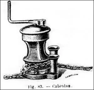 Qu'est-ce que l'on agitait pour hisser l'ancre  bord?