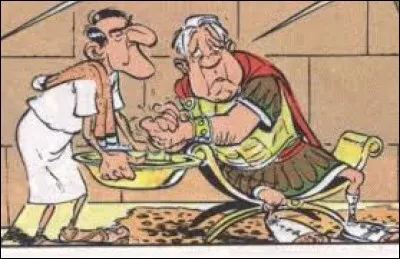 Nous retrouvons sur cette image une caricature de Jean Gabin. Ponce Pénates est gouverneur de Judée dans l'album ...