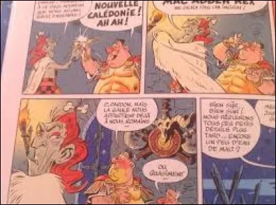 Caricature de Vincent Cassel, le personnage de Mac Abbeh apparaît dans l'album ...